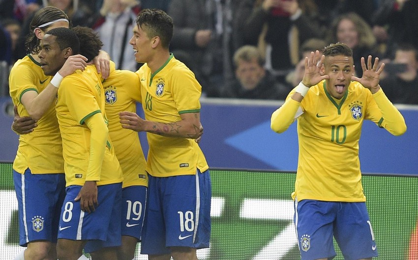Сборная Бразилии по футболу выиграла в товарищеском матче у французов