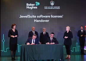 Baku Higher Oil School, Baker Hughes sign agreement on granting JewelSuitesoftware licenses