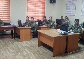 Azərbaycan Ordusunun bölük komandirləri ilə təlim toplanışları keçirilib