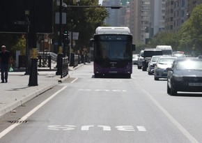 На проспекте Азадлыг в Баку организована специальная полоса движения