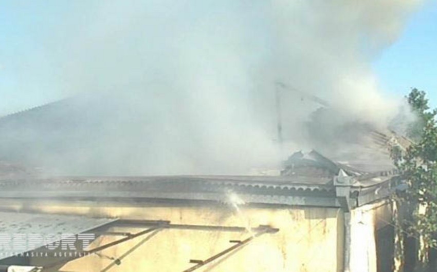 ​İmişli rayonunda 6 otaqlı ev yanıb - FOTO