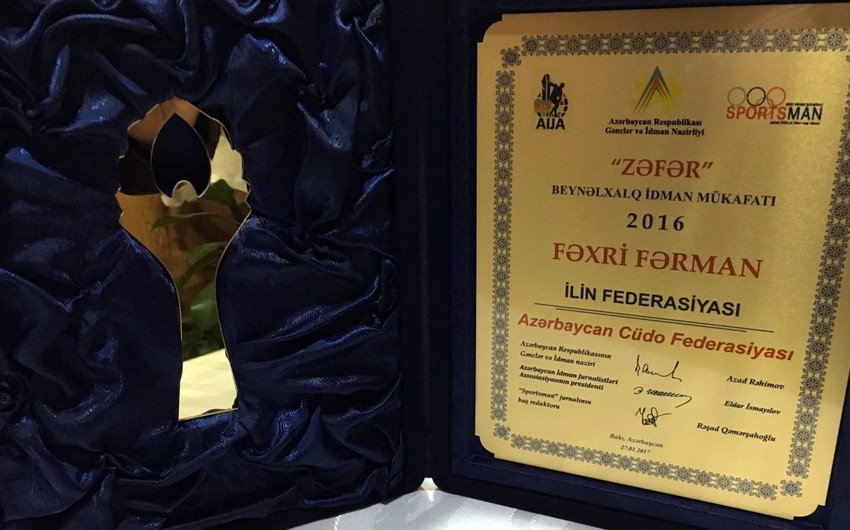 Azerbaijan Judo Federation became Federation of the Year