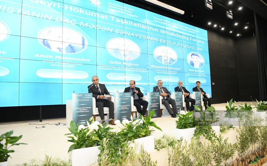 Azerbaijani NGOs discuss environmental consequences of Armenian mining industry