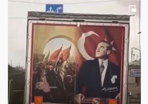 İrəvanda Atatürkün portreti erməniləri hiddətləndirib