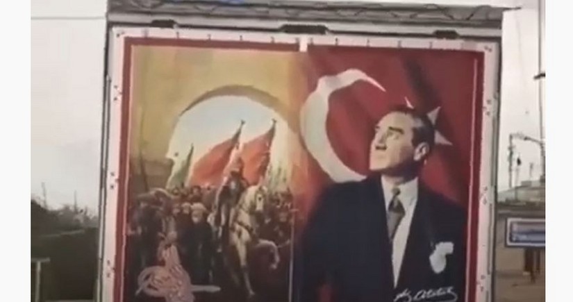 İrəvanda Atatürkün portreti erməniləri hiddətləndirib