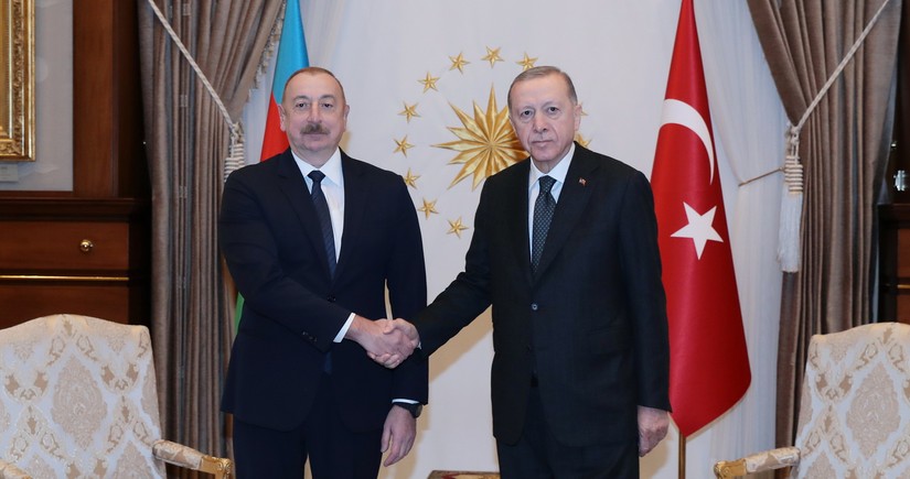 President of Azerbaijan Ilham Aliyev's one-on-one meeting with President of Türkiye Recep Tayyip Erdogan kicks off