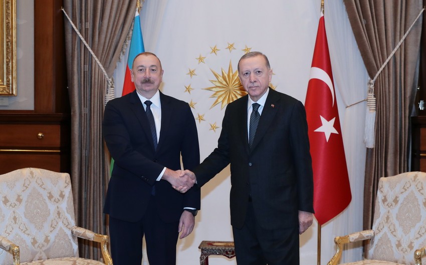 Состоялась встреча президентов Азербайджана и Турции один на один