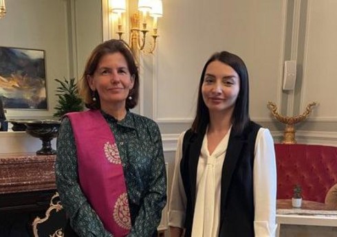 Лейла Абдуллаева встретилась с новым послом Франции в Азербайджане