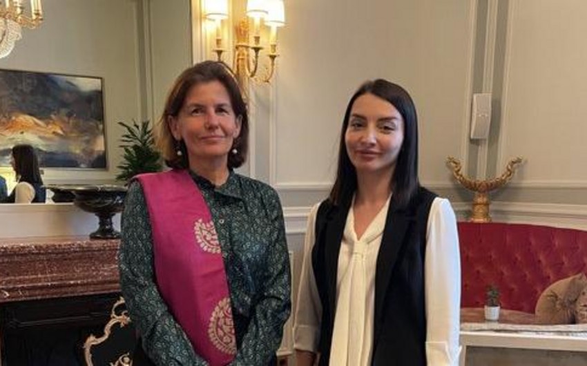 Лейла Абдуллаева встретилась с новым послом Франции в Азербайджане