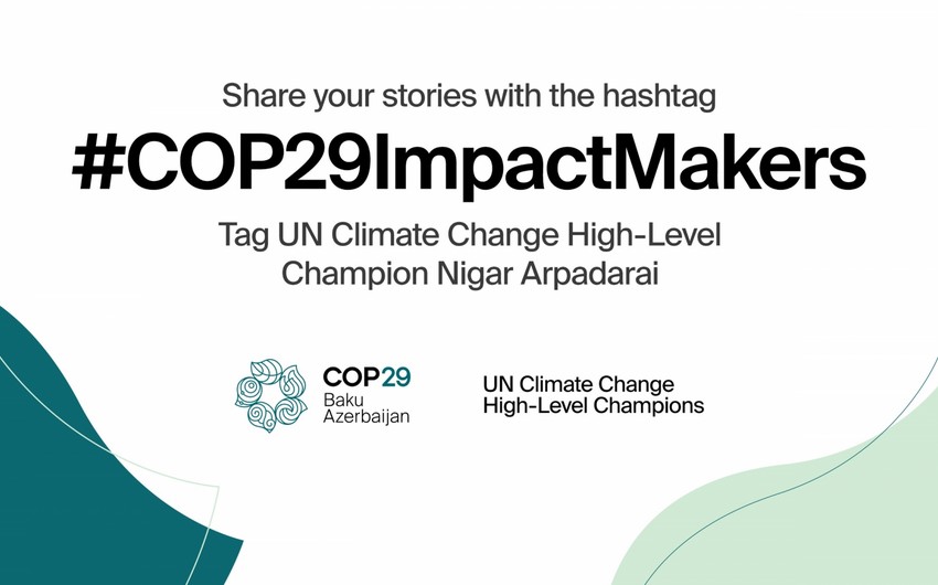 В рамках COP29 запущена глобальная кампания Impact Makers