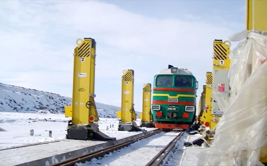 На грузинском участке железной дороги Баку-Тбилиси-Карс проведен тестовый запуск