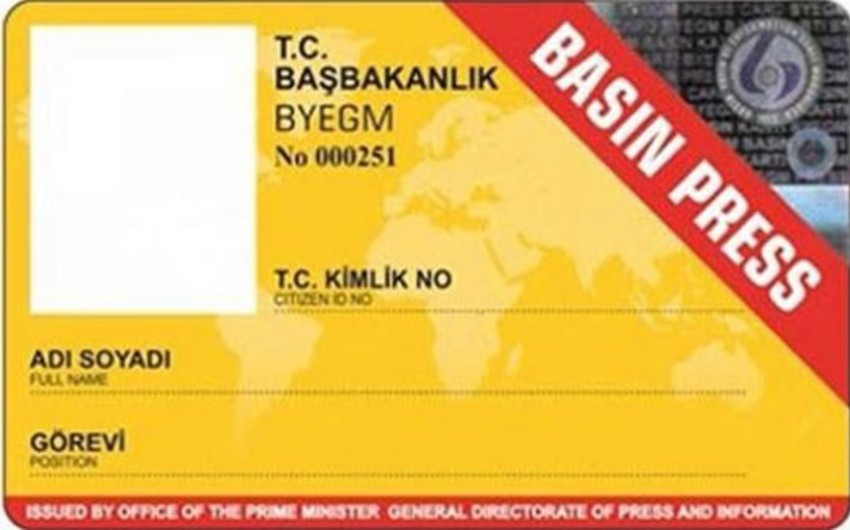 Türkiyədə ​34 jurnalistin akkreditasiyası ləğv edilib