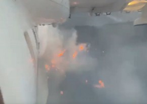 Azerbaijan’s amphibious aircraft joins firefighting efforts in Bolu-Gerede, Türkiye