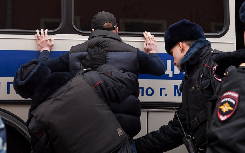 Moskvada tutulan aksiya iştirakçılarının sayı açıqlanıb