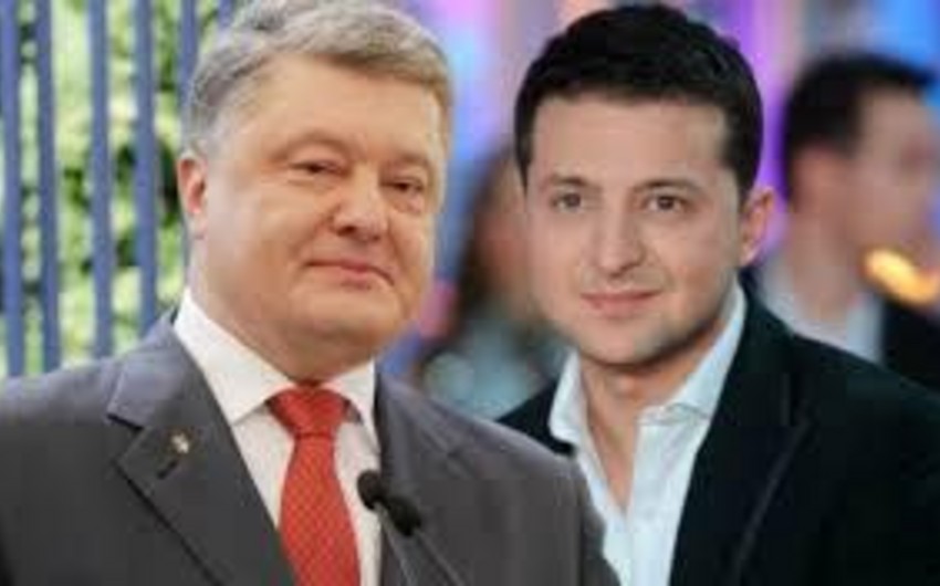 Дебаты Порошенко и Зеленского на стадионе Олимпийский в Киеве начались