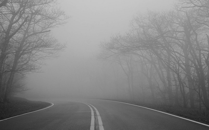 Из-за густого тумана на трассе Баку-Астара возникли трудности