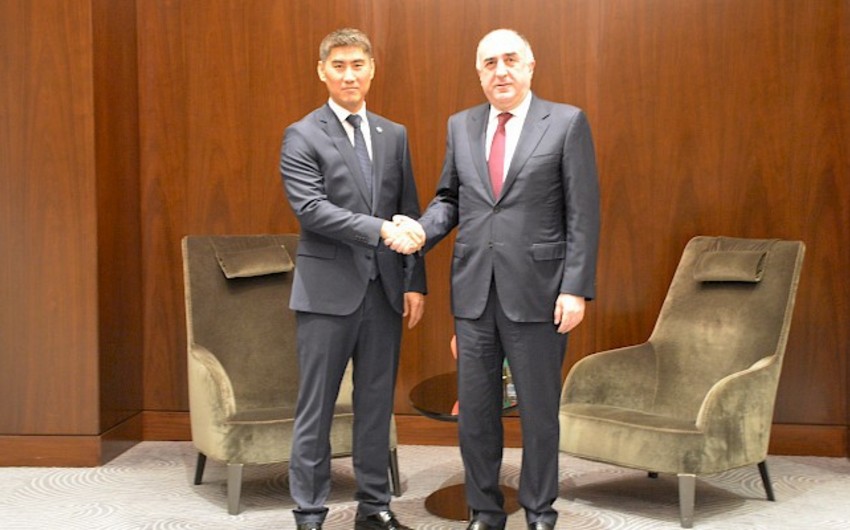 Главы внешнеполитических ведомств Азербайджана и Кыргызстана встретились в Баку