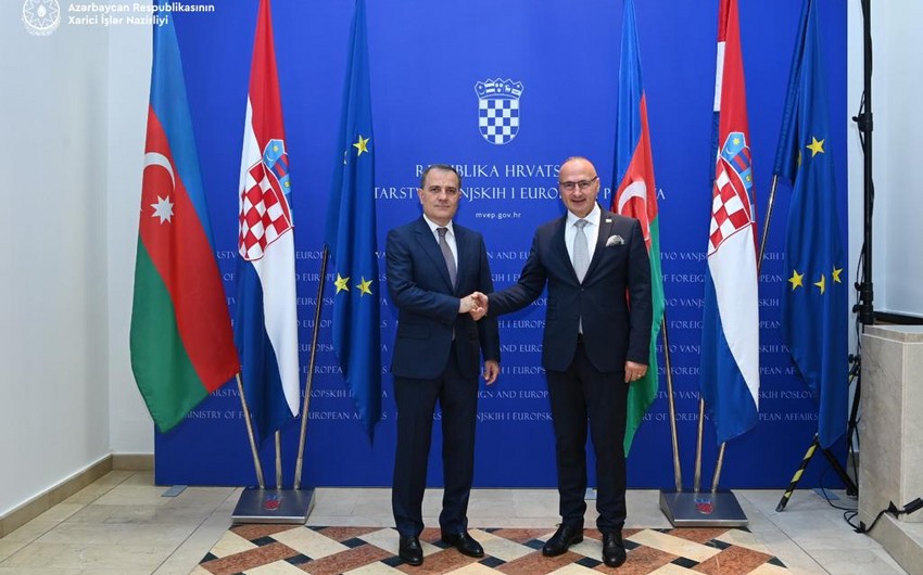 FMs of Azerbaijan, Croatia meet