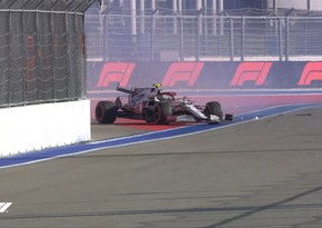 Formula 1: Rusiya Qran-prisində qəza baş verib