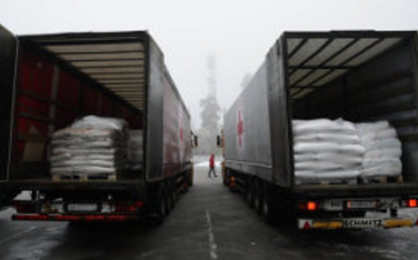 ​Гуманитарный конвой из Абхазии доставил в ДНР 50 тонн гумпомощи