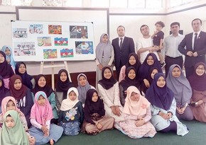 Azerbaijan ambassador spends a day in Indonesia orphanage