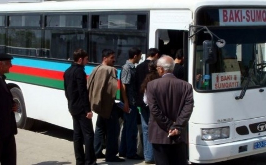 Bakı-Sumqayıt avtobuslarında gediş haqqı 60 qəpiyə endirilib