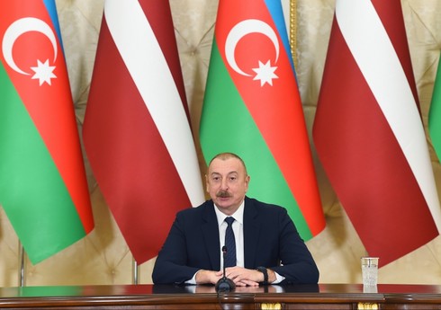 Президент Ильхам Алиев: Латвия и Азербайджан являются стратегическими партнерами