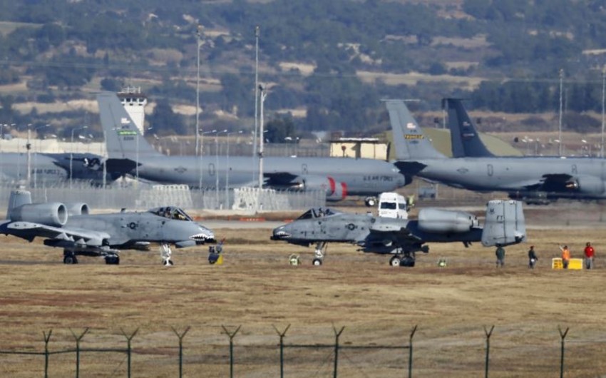 ABŞ Türkiyənin İncirlik aviabazasından aparılan hərbi əməliyyatların sayını azaldıb
