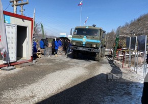 По дороге Ханкенди-Лачын беспрепятственно проехали 70 автомобилей миротворцев