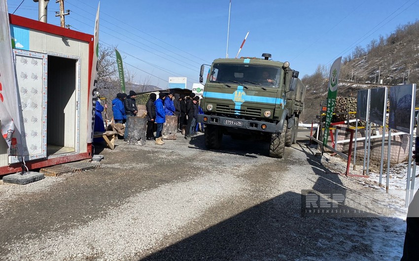 По дороге Ханкенди-Лачын беспрепятственно проехали 70 автомобилей миротворцев