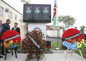 В Баку открылась мемориальная доска в честь трех шехидов