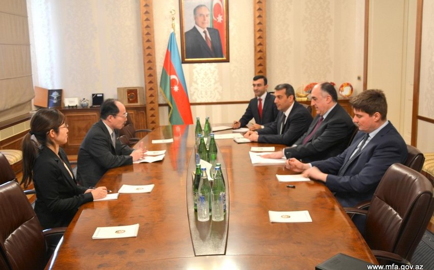 Azerbaijani Foreign Minister meets outgoing Japanese Ambassador