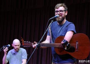 American musician Tony Memmel in Baku - PHOTO