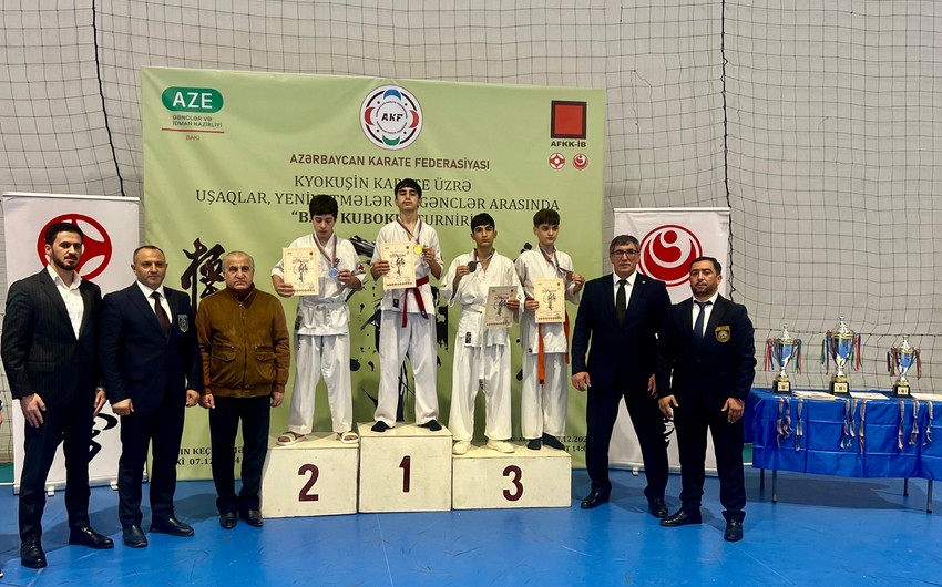 Fullkontakt Kyokuşin Karate üslubu  üzrə Bakı kuboku turniri keçirilib 