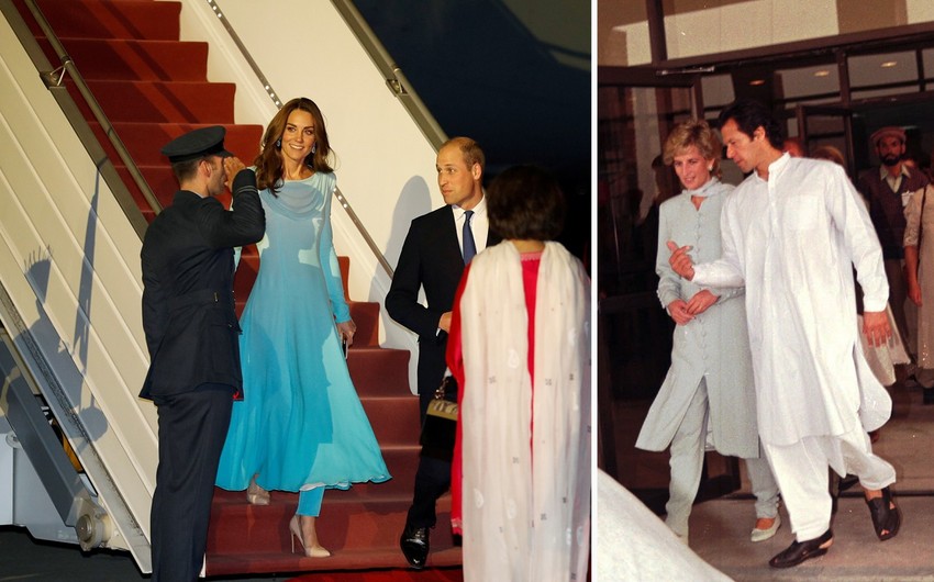 Britaniya şahzadəsinin xanımı Diananın geyimini təkrarlayıb - VİDEO