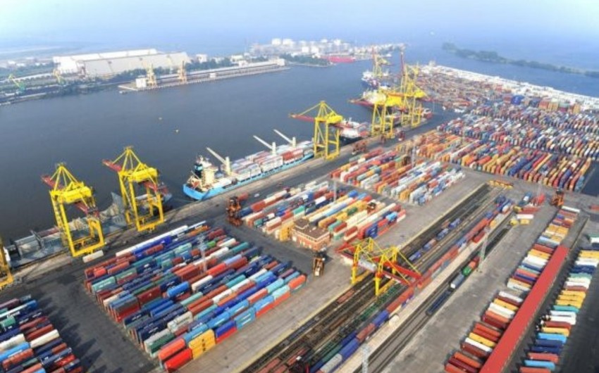Bakı Limanından konteynerlərin daşınması 73% artıb