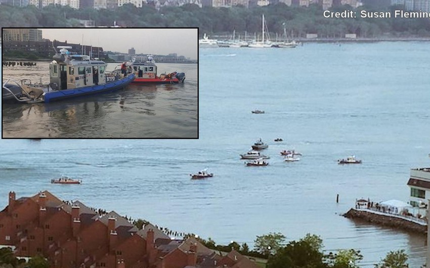 ​В реку Гудзон в Нью-Йорке упал малый самолет