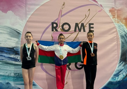 Азербайджанские гимнастки взяли шесть золотых медалей на международном турнире в Италии