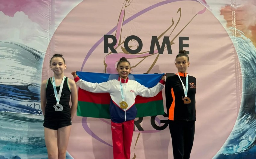 Azərbaycan gimnastları İtaliyada keçirilən beynəlxalq turnirdə 6 qızıl medal qazanıblar