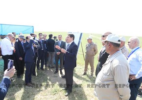 Representatives of international think tanks get acquainted with mine clearance in Fuzuli