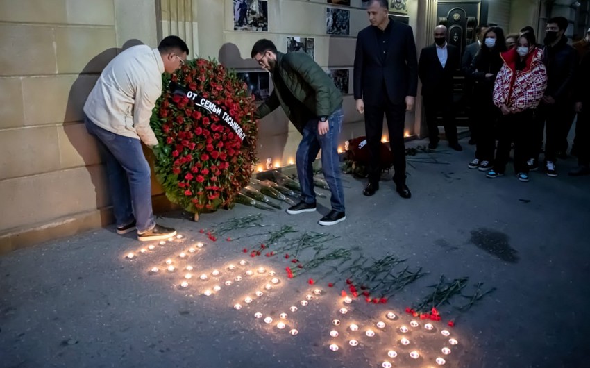 В посольстве Грузии в Азербайджане приспущен флаг в связи с трауром