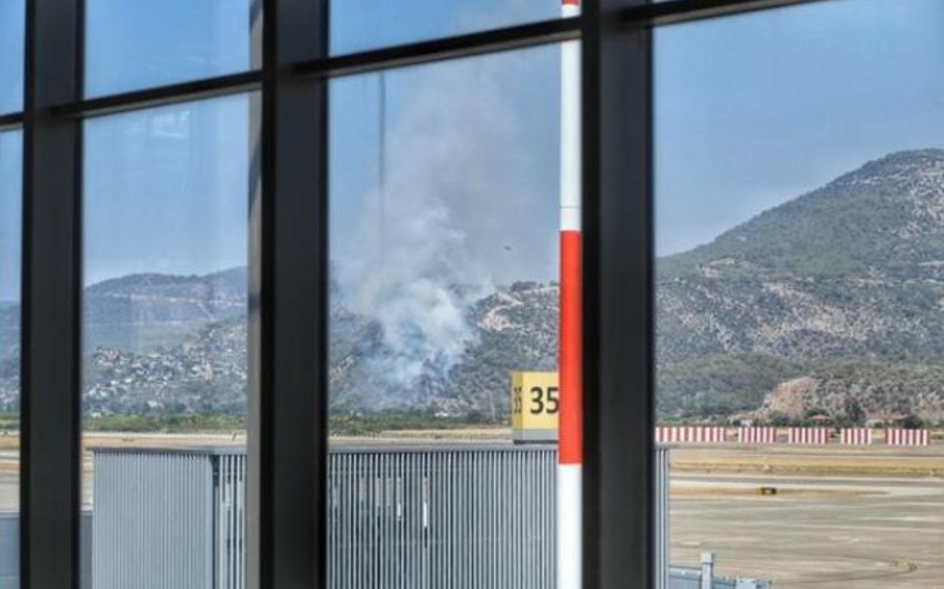 Пожар возле аэропорта Даламан полностью потушен - ОБНОВЛЕНО