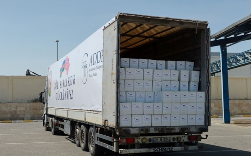 Азербайджан отправил в Малатью гуманитарную помощь