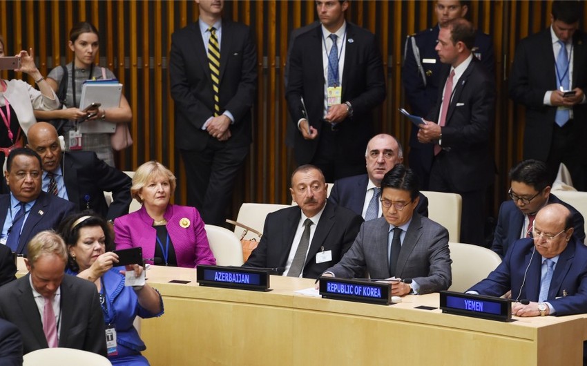 President Ilham Aliyev attends Political Declaration for UN Reform High Level Event in New York