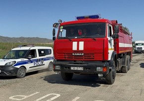 В Агдере перевернулся пожарный автомобиль, есть погибший и пострадавшие