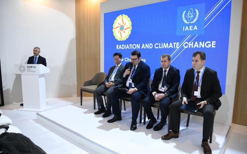 COP29 çərçivəsində “Radiasiya və iqlim dəyişikliyi: yeni çağırışlar” mövzusunda tədbir keçirilib