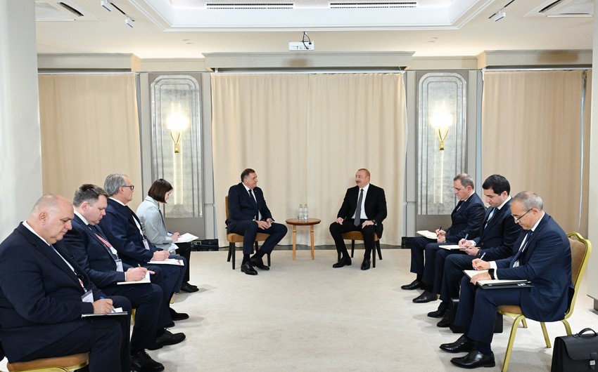 President Ilham Aliyev meets with Milorad Dodik in Kazan