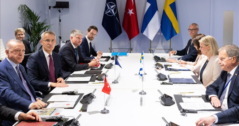 Türkiyə, İsveç və Finlandiya üçtərəfli memorandum imzalayıb