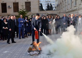 Training on the use of fire extinguishers held at BHOS