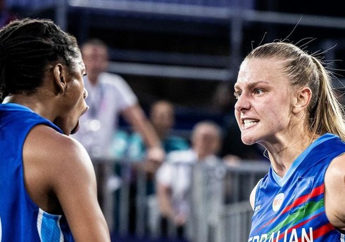 Париж-2024: Женская сборная Азербайджана по баскетболу 3х3 обыграла команду США